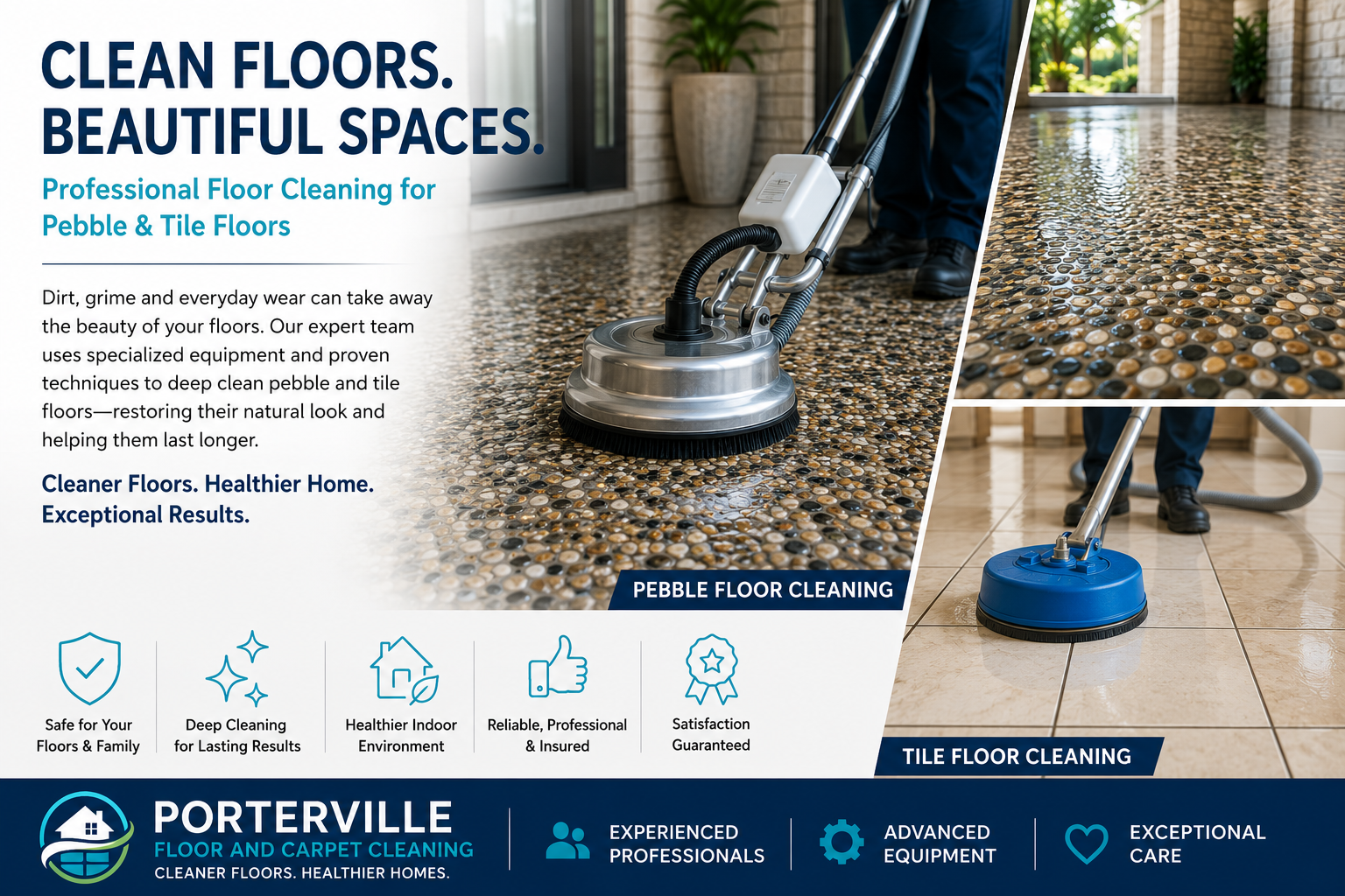 tile and pebble floor cleaning tile and pebble floor cleaning