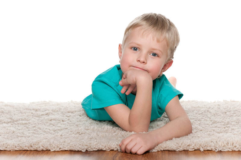 Child On Clean Carpet